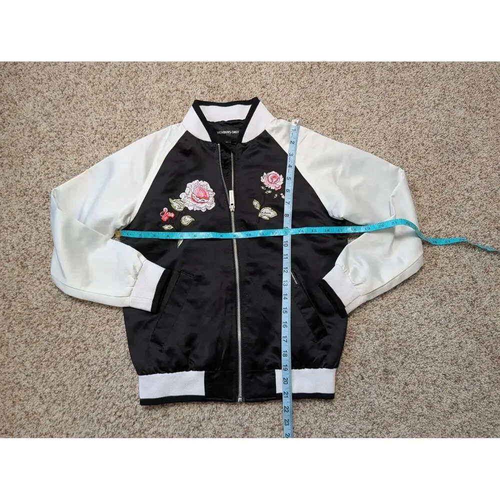 Members Only; SIZE Girls 10, Hot Pink Rose Jacket/Coat; Lightweight; varsity